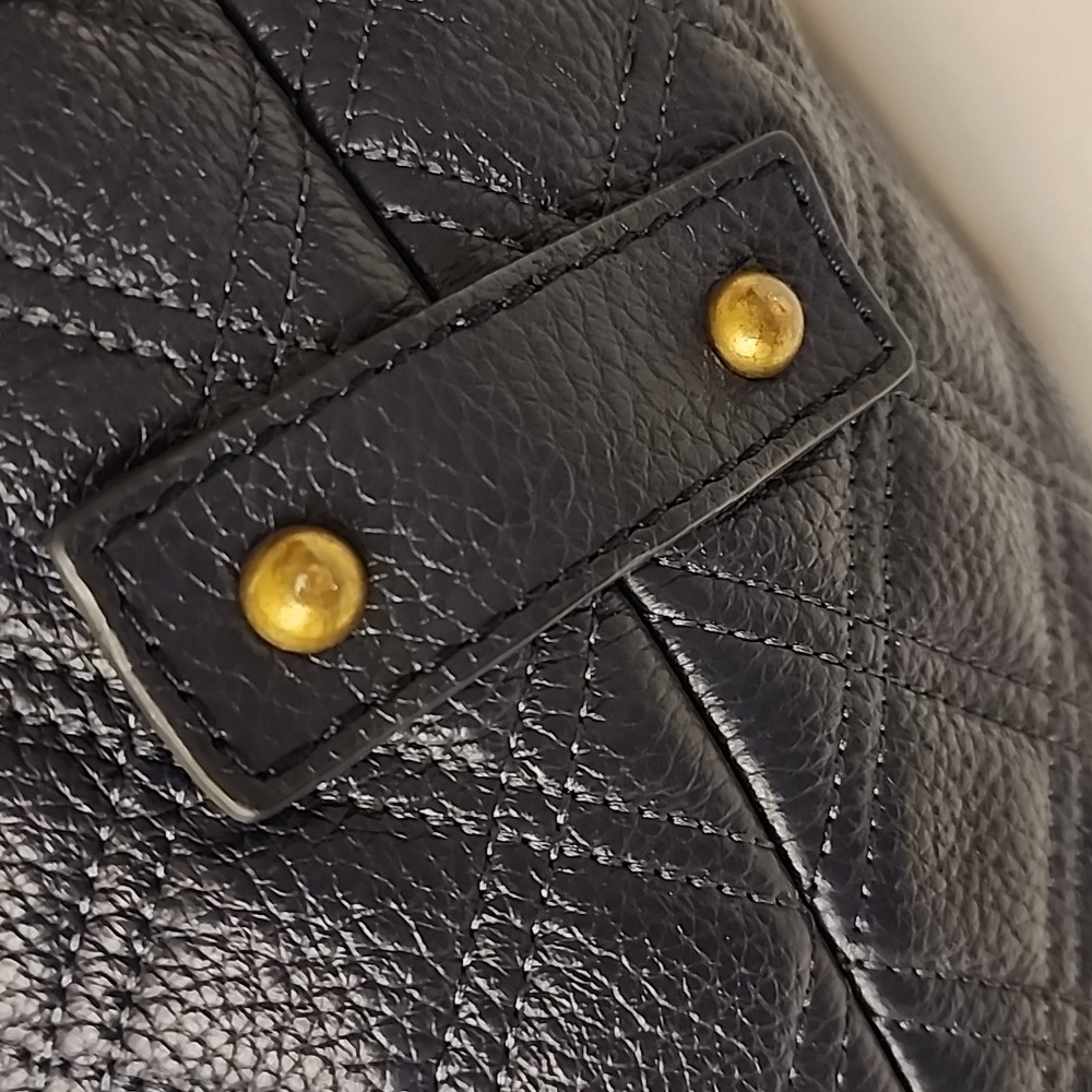 Rare Marc Jacobs Stam Bag Navy Blue Nappa Leather STUNNING Collectors Item - Picture 10 of 16